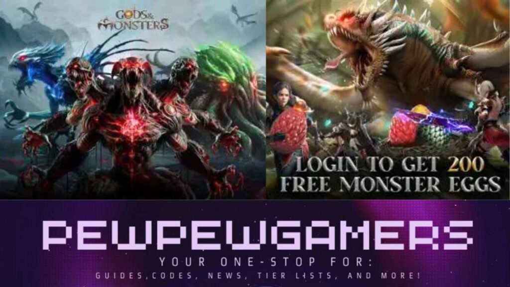 Gods & Monsters Codes