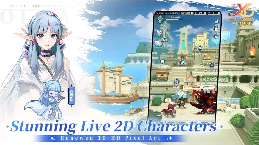 App Ys 6 Idle: The Ark Of Napishtim