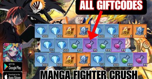 Manga Fighter Crush Gift Codes