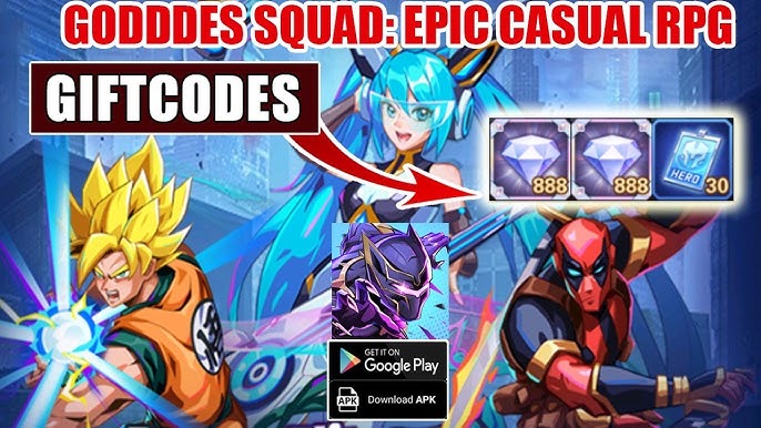 Goddess Squad Epic Casual RPG Codes